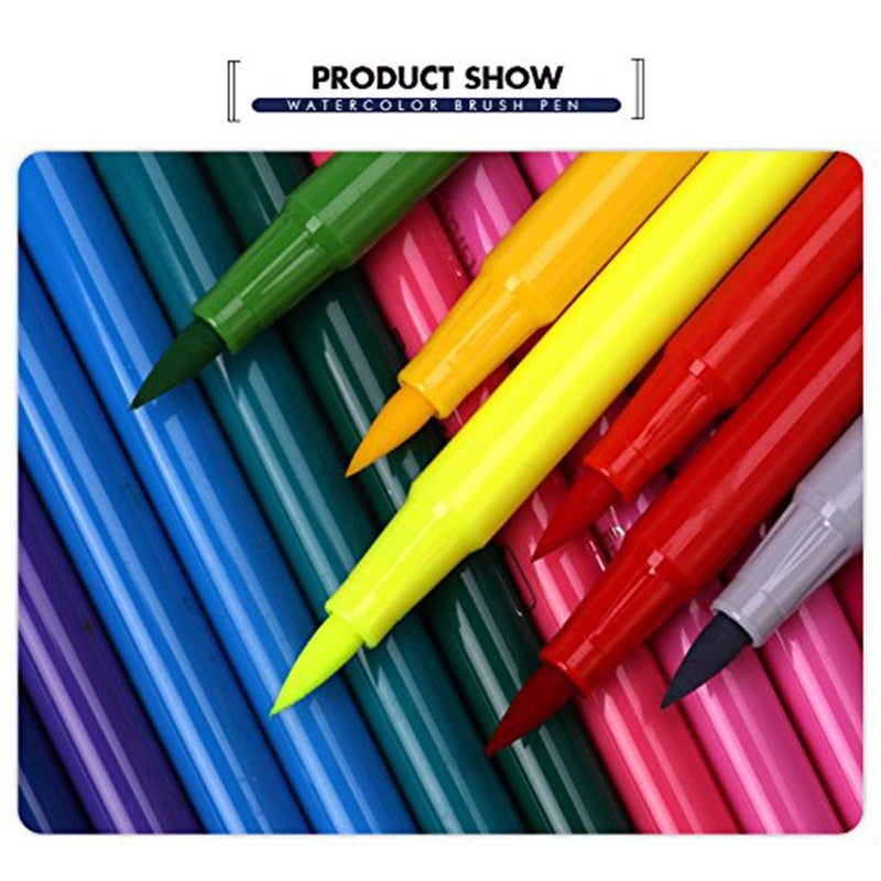 THE ART BOX The Art Box 12 Color Premium Watercolor Painting Brush Marker Pens Set Soft Flexible Tip Create Watercolor Effect - Image 5