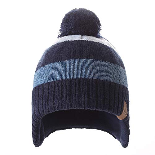 AHAHA Boys Winter Hat Baby Beanies with Earflap Upgrade Fleece-Lined Skiing Toddler Hat - Image 2