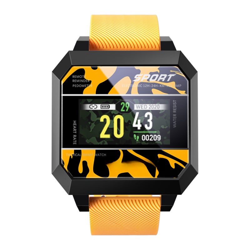 OCEAN 2 Anti-fatigue Sports Smart Watch 0.96'' TFT Single-Touch Screen Sleep/Heart Rate/Blood Pressure Monitor Multiple Sports Mode Message/Call Reminder Compatible with Android iOS - Image 1