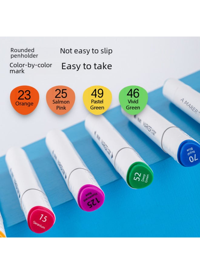 Deli Primary School Children's Art Painting Double Head Marker 12 Color 24 Color 36 Color 48 Color 60 Color 80 - Image 2