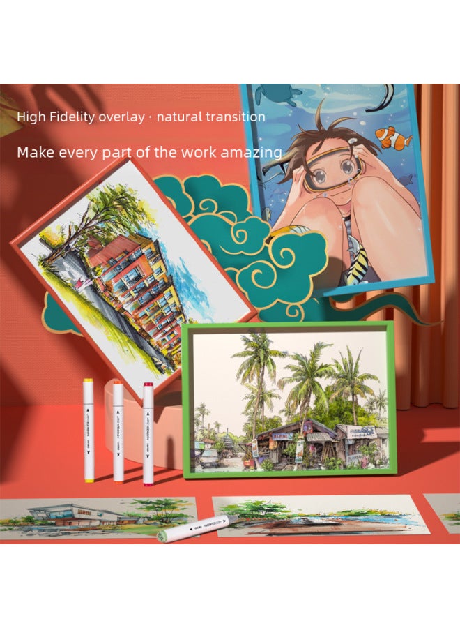 Deli Primary School Children's Art Painting Double Head Marker 12 Color 24 Color 36 Color 48 Color 60 Color 80 - Image 3