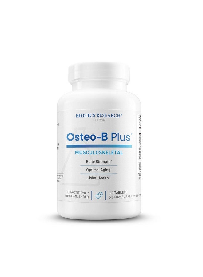 Biotics Research Osteo B Plus Optimal Bone Health Support with Vitamin K, Mg, Ca, Healthy Aging, Purified Chondroitin Sulfates 180 Tablets - Image 1