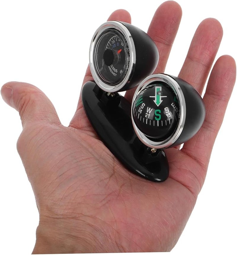 لوحة القيادة بوصلة لسيارة قارب ملاحة مؤشر اتجاه دقيق محمول متعدد الوظائف مركبة - Image 4