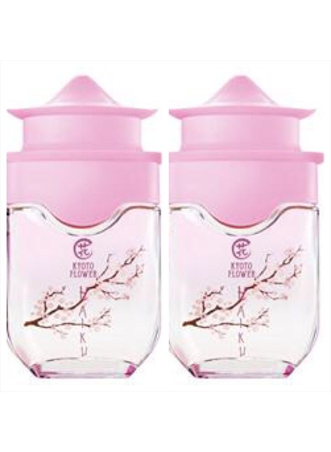HAIKU عطر أفون هايكو كيوتو فلاور بخاخ 1.7 أونصة سائلة مجموعة من 2