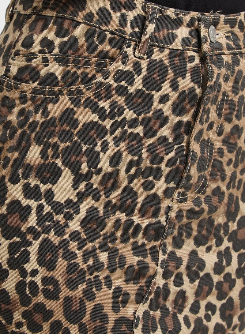فيرو مودا تنورة جينز ميدي بخصر مرتفع - Image 3