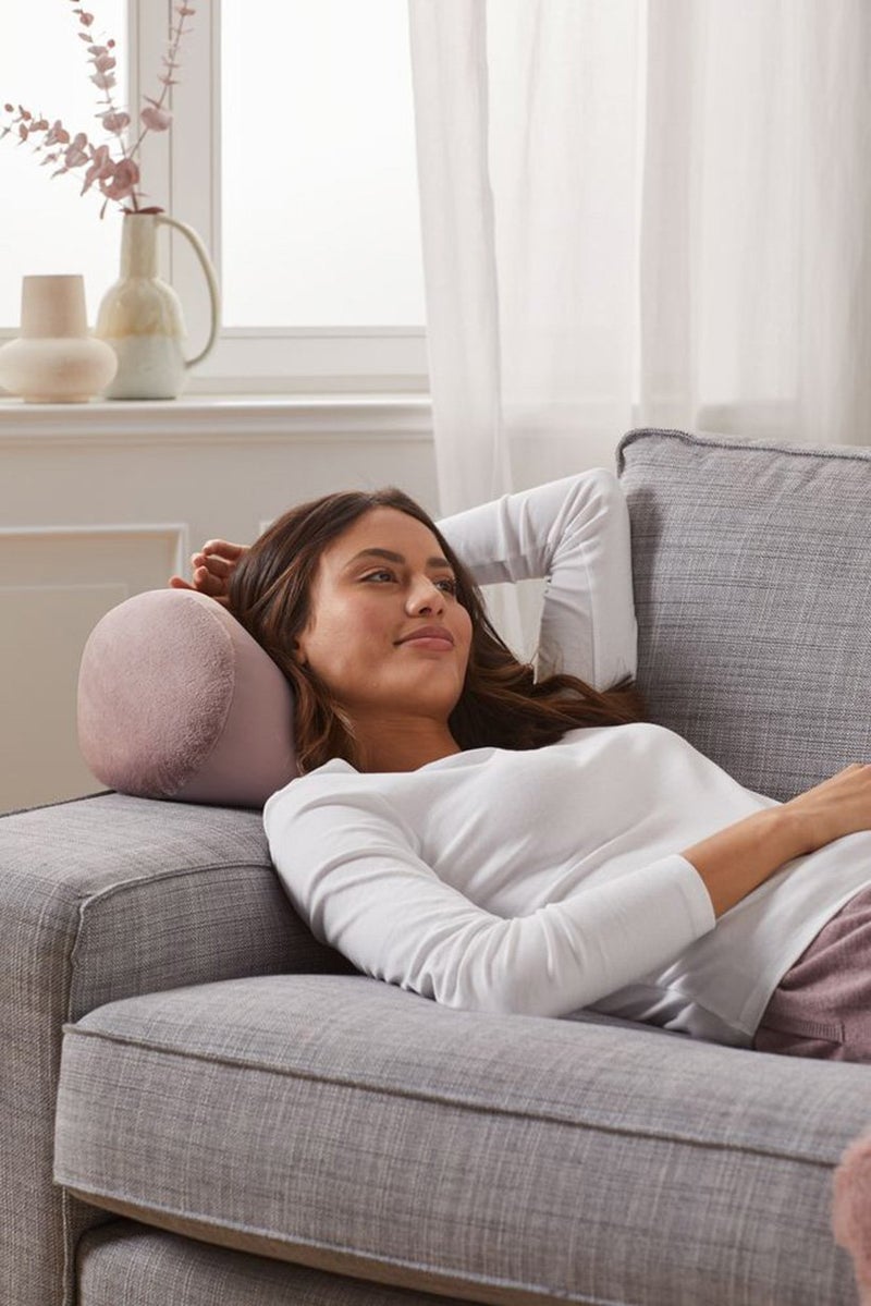 Tchibo Relaxation Pillow 29 L x 19 W cm, Pink  - Image 1