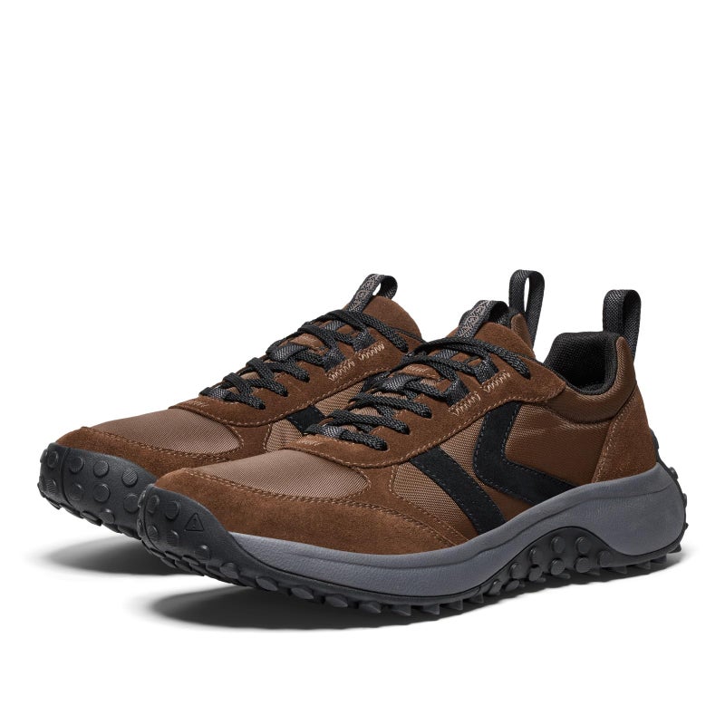 KEEN Men's KS86 Comfortable Durable Retro Style Sneakers, Dark Earth/Black, 9 - Image 4