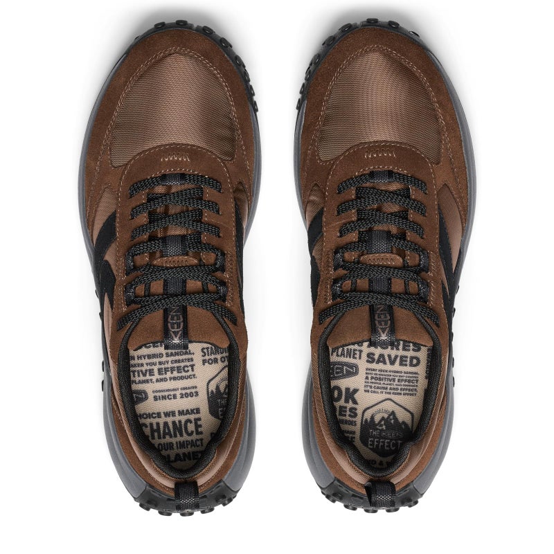 KEEN Men's KS86 Comfortable Durable Retro Style Sneakers, Dark Earth/Black, 9 - Image 5