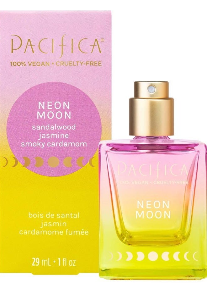 Pacifica Beauty Neon Moon Spray Perfume, Fragrances, Energetic, Sandalwood, Jasmine, Smoky Cardamon, Spray Perfume, Clean Perfume, Parfum, Eau de Toilette, Vegan, 1 fl oz (1 Count) - Image 1