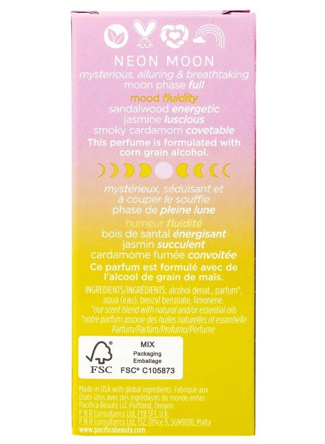 Pacifica Beauty Neon Moon Spray Perfume, Fragrances, Energetic, Sandalwood, Jasmine, Smoky Cardamon, Spray Perfume, Clean Perfume, Parfum, Eau de Toilette, Vegan, 1 fl oz (1 Count) - Image 4