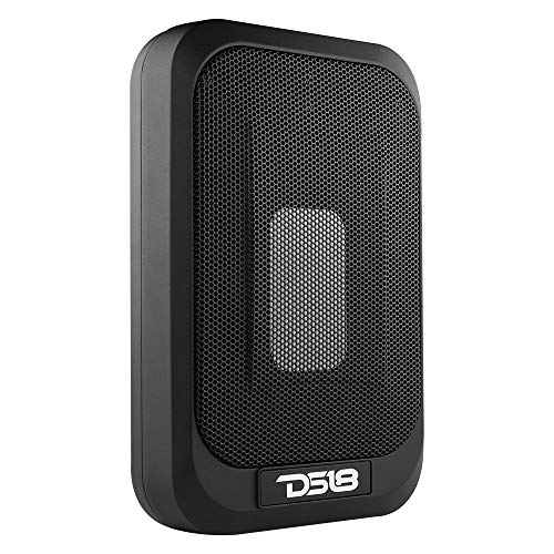DS18 SQBASSx2 7x9 UnderSeat Slim Amplified Car/Truck Subwoofer with a 4x6 Passive Radiator 1200W Peak Power / 230W RMS - Remote BASS Knob Included - Powered Sub in Ported Enclosure for Tight Spaces - Image 3
