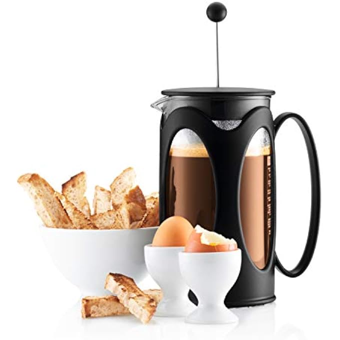 bodum 1068201 Kenya French Press Coffee Maker Borosilicate Glass  3Cup 035 L Black - Image 2