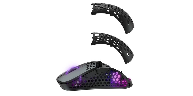 Xtrfy M4 Wireless, Wireless Ultra-Light Gaming Mouse, Optimised for E-Sports, 2.4 GHz, RF RGB Lighting, Adaptable Ergonomic Right-Handed Mouse, Rechargeable, Black - Image 3