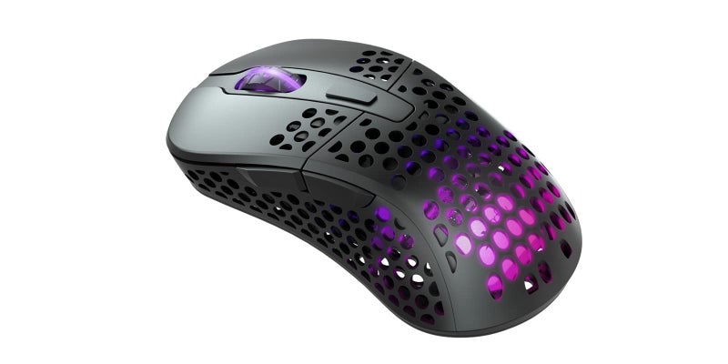 Xtrfy M4 Wireless, Wireless Ultra-Light Gaming Mouse, Optimised for E-Sports, 2.4 GHz, RF RGB Lighting, Adaptable Ergonomic Right-Handed Mouse, Rechargeable, Black - Image 2