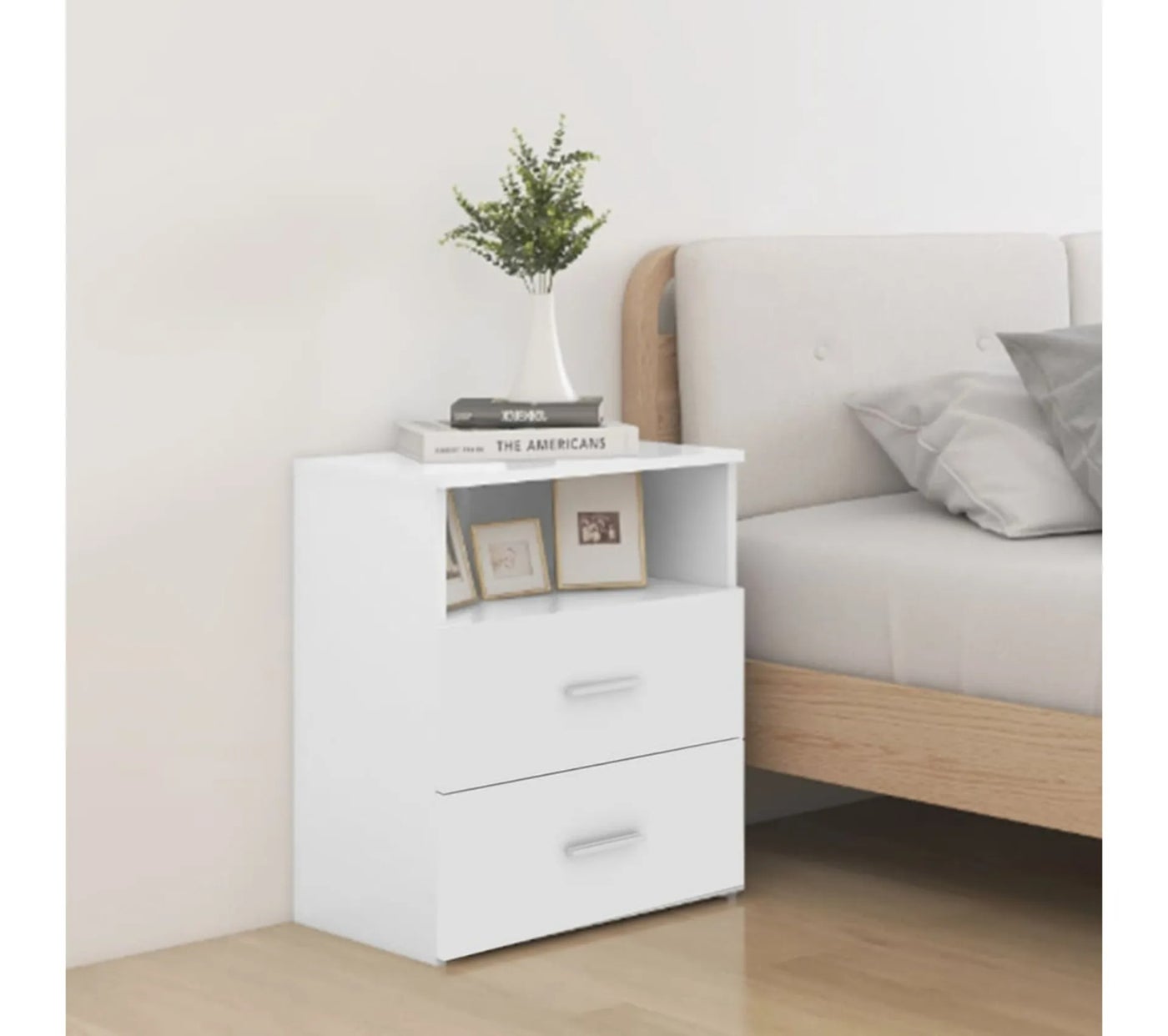 Modern MDF nightstand - Height 50 cm - Width 40 cm - Depth 32 cm, from Furniture Store.
