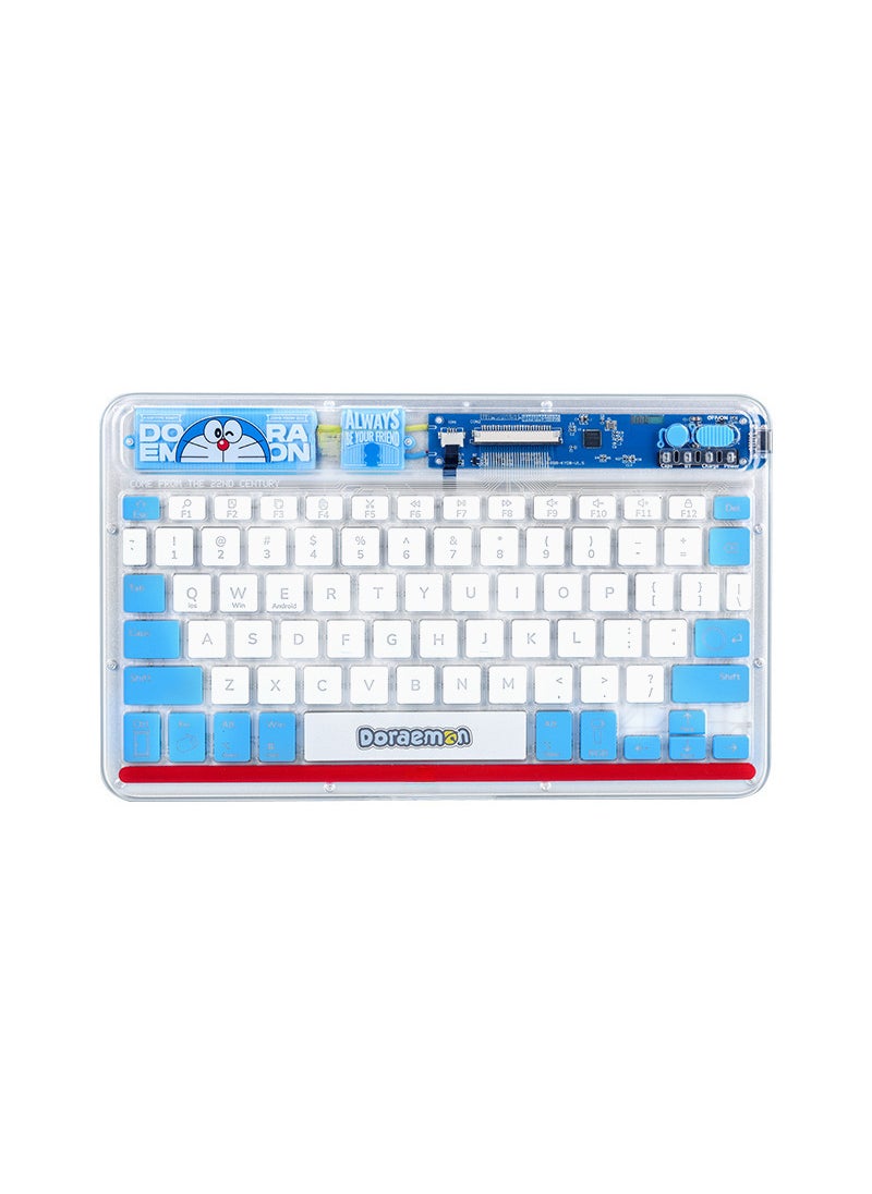 Generic Doraemon Wireless Keyboard Mouse Combo for Home Office Wireless Keyboard 