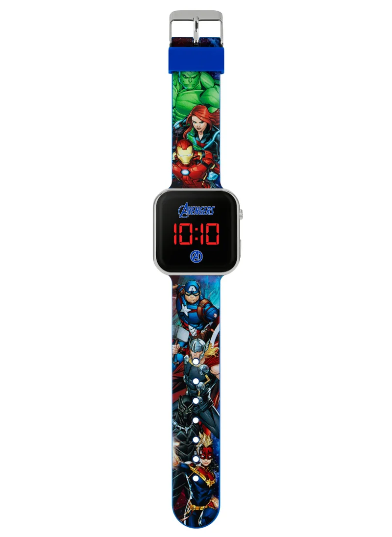 Disney Disney Marvel Avengers Blue Strap LED Boys Watch - AVG4706ARG