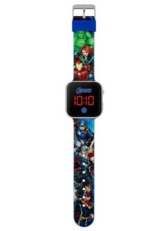 Disney Disney Marvel Avengers Blue Strap LED Boys Watch - AVG4706ARG  - Image 2