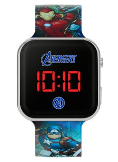 Disney Disney Marvel Avengers Blue Strap LED Boys Watch - AVG4706ARG  - Image 1