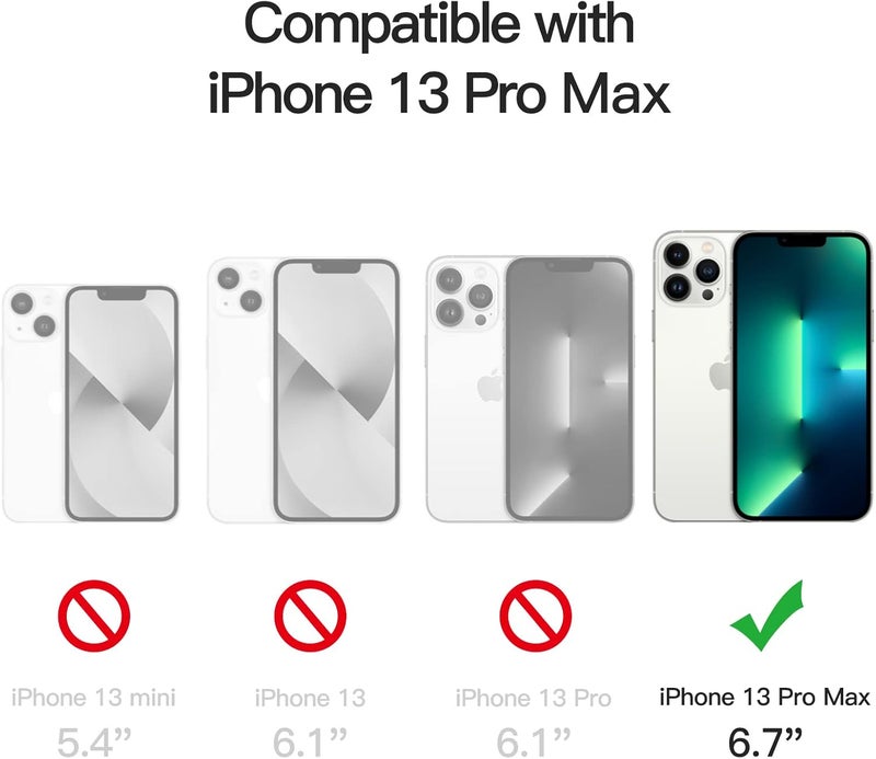 for iPhone 13 Max - Clear, Shockproof, MagSafe Compatible - Image 2