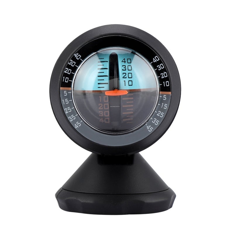 Car Inclinometer: 360° Rotatable Premium Plastic - High Sensitivity Fast Precise Slope Indicator for Car Truck Driving Road Safety - Image 2
