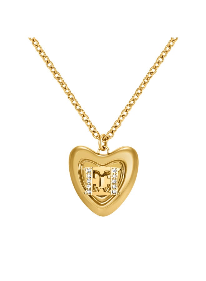 ESCADA Mina Gold Plated Stainless Steel Necklace for Women 360mm - Image 2