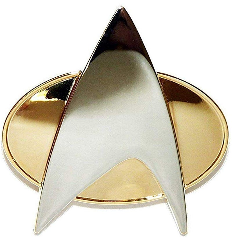 Star Trek دبوس معدني بطول 2 بوصة من ستار تريك: الجيل التالي مع جهاز الاتصال - Image 1