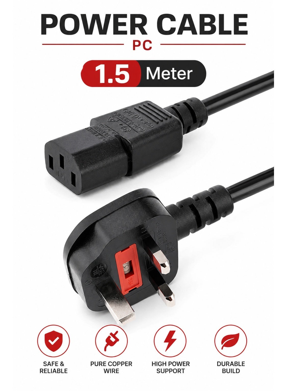 bright Bright Power Cable Pc 1 5m 1.5 M ZB34CFA03FF064DDD8C04Z