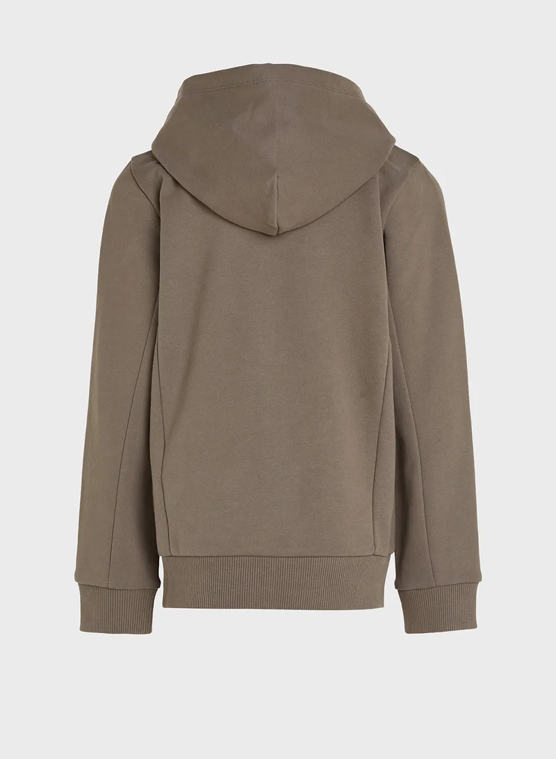 Calvin Klein Jeans Youth Zip Through Hoodie