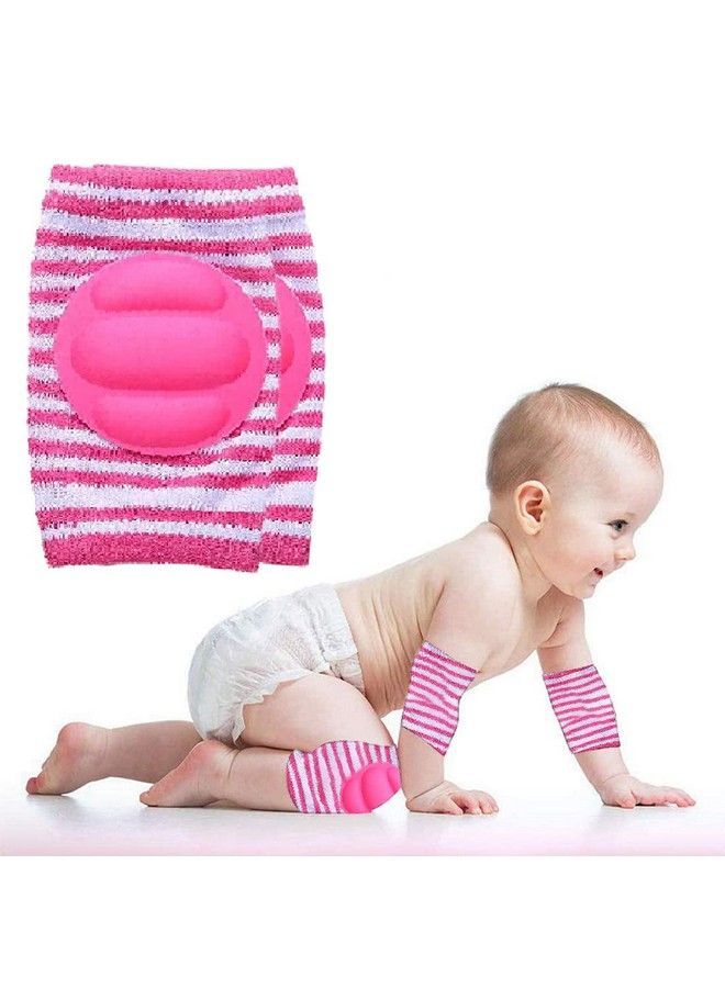 BabyMoon Baby Padded Knee Pads For Crawling Anti Slip Stretchable Elastic Cotton Soft Breathable Comfortable Kids Knee Cap Elbow Safety Protector - Image 2