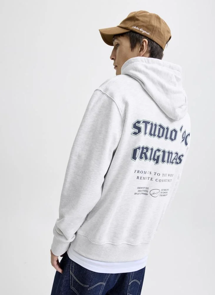 JACK & JONES Graphic Pullover Hoodie