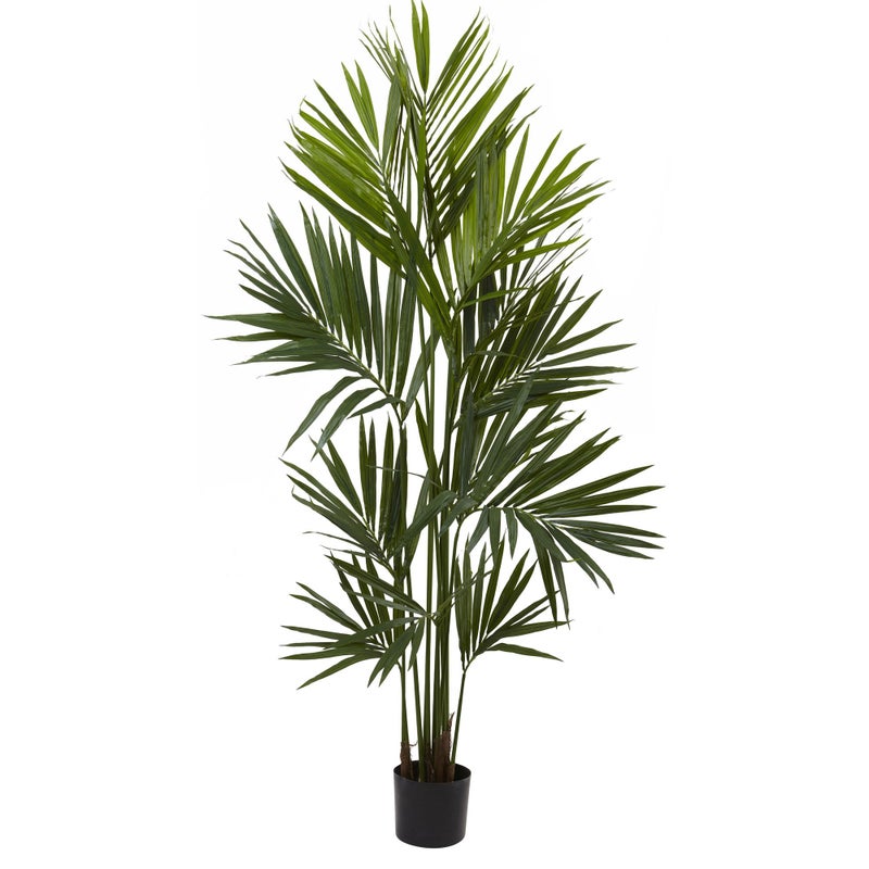 Nearly Natural 7ft Kentia Palm Silk Tree