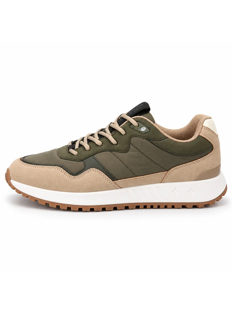 دوكرز باي جيرلي Dockers by Gerli Men's Lightweight Low-Top Sneakers with Memory Foam Insole - Olive/Beige