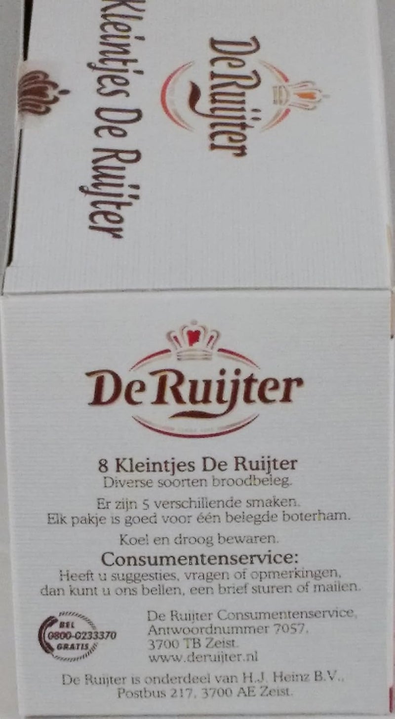 De Ruijter 8 Kleintjes Mini Box - Assorted Sprinkles and Flakes (Milk, Dark, and Fruit Flavors) - Image 4