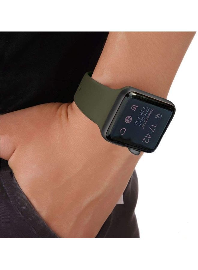 NIBEMINENT Apple Watchband 42Mm 44Mm Black - Image 2