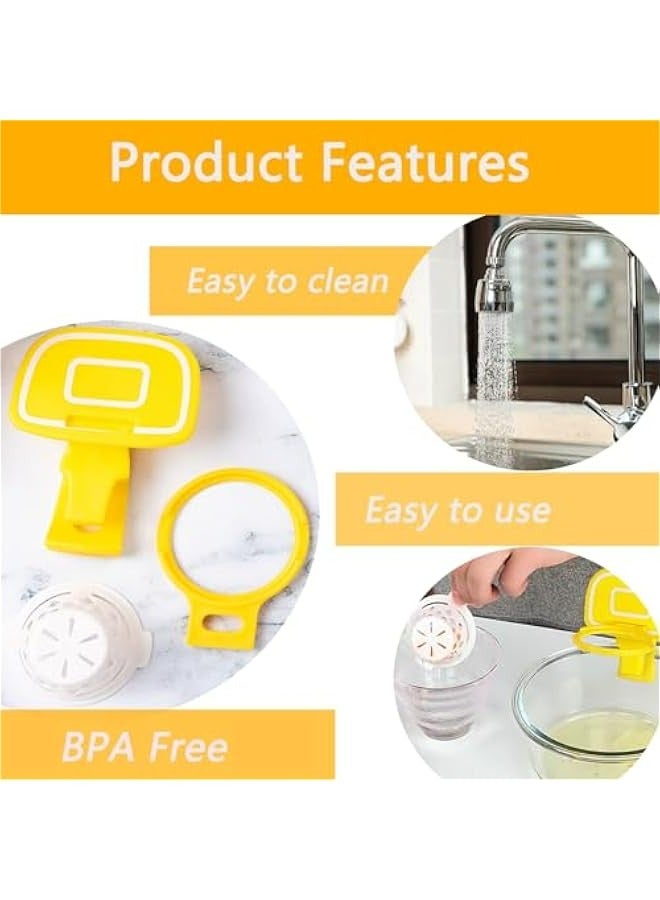 Hoop Design Egg Yolk Separator for Efficient Separation, Yellow  - Image 4