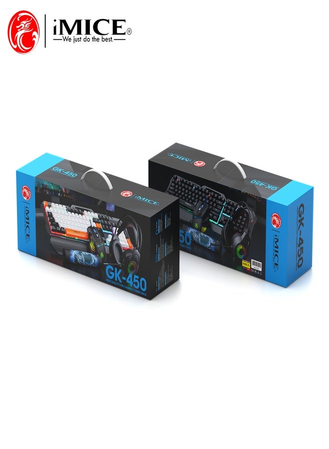 iMice Gaming Combo Pack Ultimate 4-in-1 High-Performance – RGB Backlit Keyboard, Precision Mouse, Immersive Headset & Smooth Mousepad - Image 5