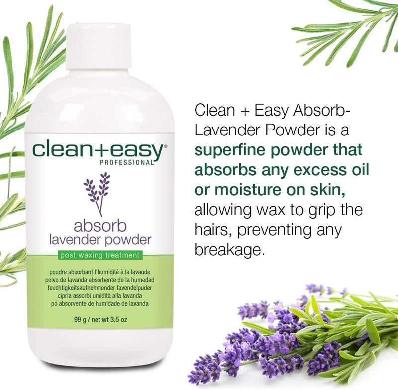 Clean + Easy Plus Absorb Lavender Powder, 3.5 Ounce - Image 3