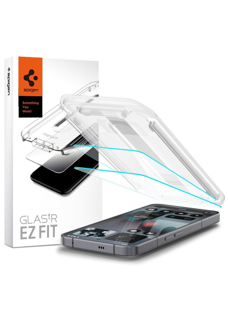 Spigen GLAStR EZ FIT Nothing Phone (3) Screen Protector [2 PACK] Premium Tempered Glass - Case Friendly - Image 1
