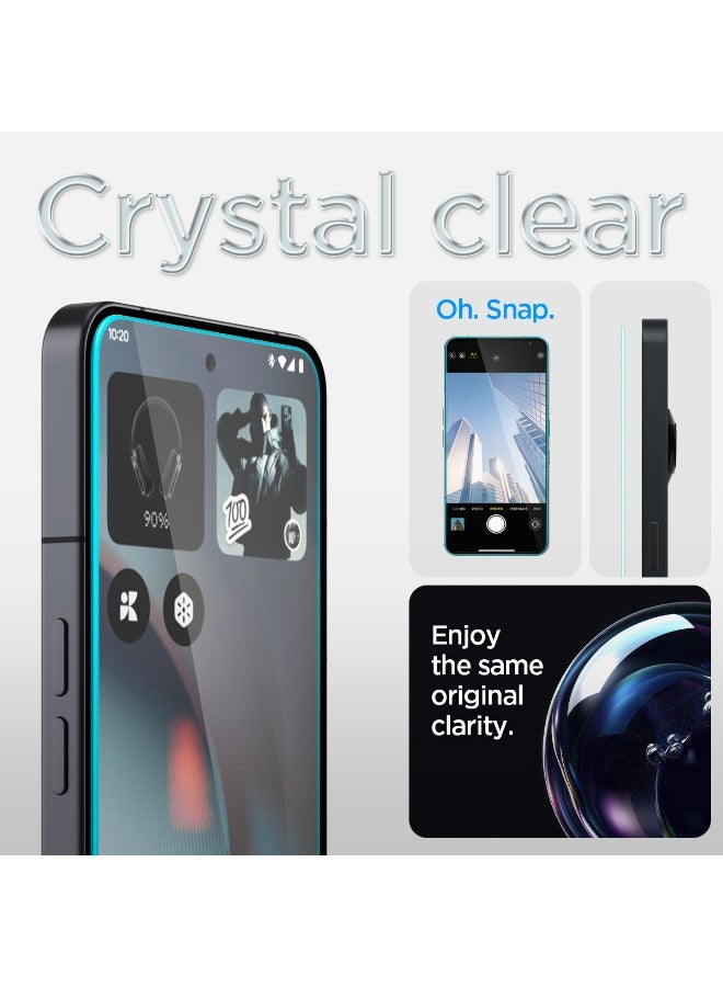 Spigen GLAStR EZ FIT Nothing Phone (3) Screen Protector [2 PACK] Premium Tempered Glass - Case Friendly - Image 5