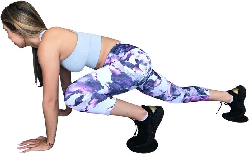 FLEXI MUSCLES Core Sliders Dual Sided Sliding Discs for Use on All Floors. Our Core Sliders are ideal for Abs exercises, Yoga, Pilates and Home Workouts. - Image 5