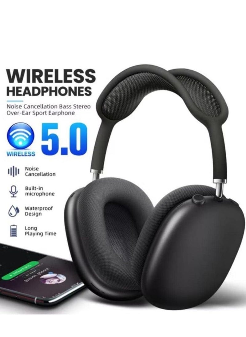 Generic - P9 Bluetooth Wireless Headset - Over-Ear Headphones with Microphone - Image 1