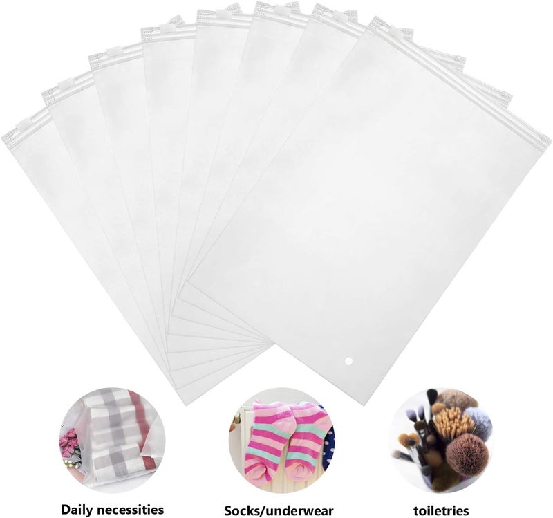 ENPOINT 6x9 inch 100pcs Small Storage Bags with Zipper, Plastic Poly Bags for Shipping, Organizing Gloves, Phone Case, Sealable Poly Mailers for Packaging Clothing - Image 4