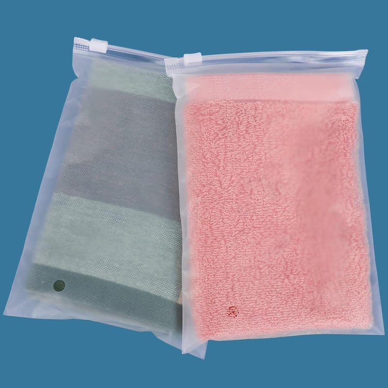 ENPOINT 6x9 inch 100pcs Small Storage Bags with Zipper, Plastic Poly Bags for Shipping, Organizing Gloves, Phone Case, Sealable Poly Mailers for Packaging Clothing - Image 1
