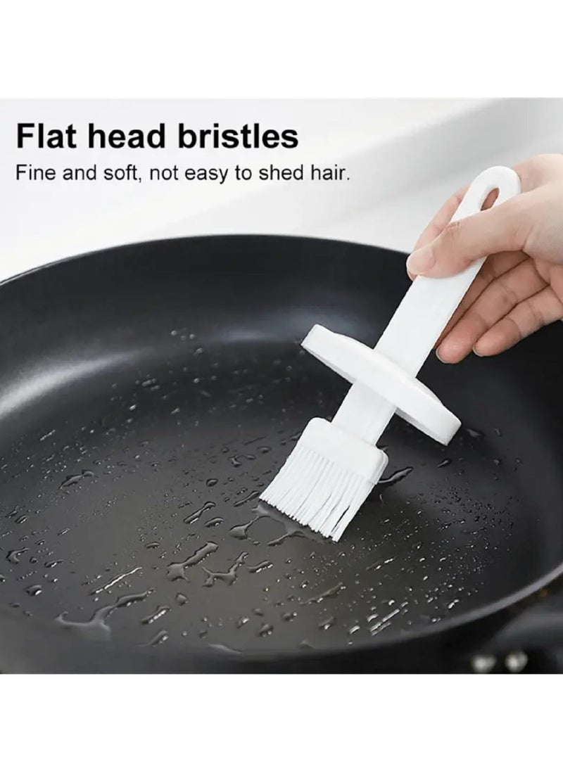 LIMITLESS Barbecue Silicone Oil Brush With Oil Bottle- Perfect for Baking, Cooking, BBQ, Camping and Outdoor Picnics - Kitchen and BBQ Accessories Oil Brush for Home Use (White)  - Image 4
