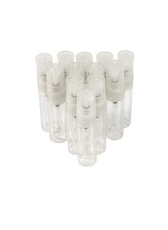 Generic 100-Piece Refillable Glass Makeup Spray Bottle Set Clear  - Image 3