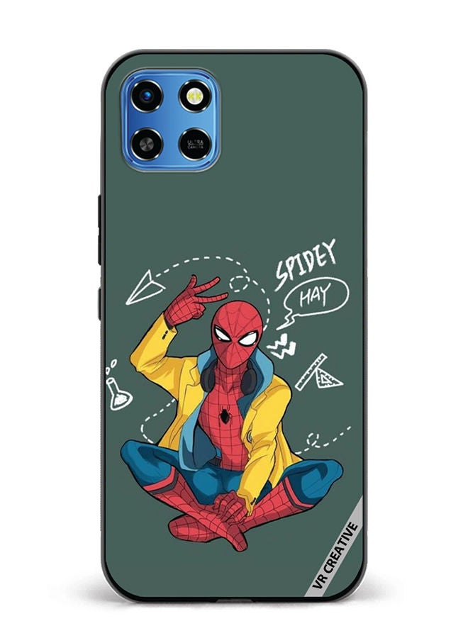 VR CREATIVE Protective Case Cover For Infinix Smart 6 HD Spiderman Design Multicolour - Image 1