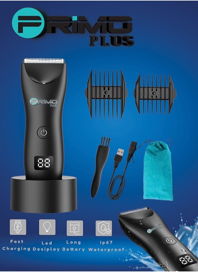 Electric shaver for sensitive areas, waterproof, silent, fast charging, unisex