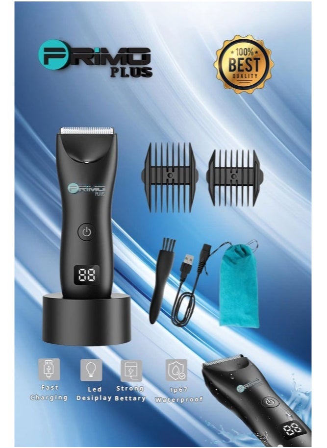 Electric shaver for sensitive areas, waterproof, silent, fast charging, unisex
