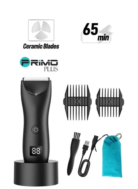 Electric shaver for sensitive areas, waterproof, silent, fast charging, unisex